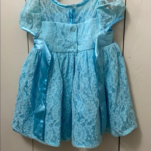 George Blue Lace Special Occasion Dress - Picture 6 of 7